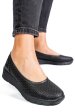 Espadrile black piele naturala fsp003-641