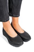 ESPADRILE BLACK PIELE NATURALA FSP003-641