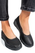 ESPADRILE BLACK PIELE NATURALA FSP003-641