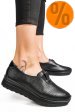 Espadrile negre piele naturala xsph3011