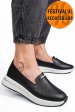 Mocasini black piele naturala jspy5271