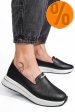 Mocasini black piele naturala jspy5271
