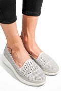 ESPADRILE GRI PIELE NATURALA JSPY3952