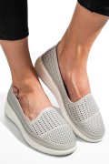 ESPADRILE GRI PIELE NATURALA JSPY3952