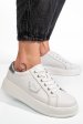Pantofi sport albi piele naturala tsp5120