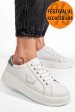 Pantofi sport albi piele naturala tsp5120