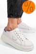 Pantofi sport albi piele naturala tsp5120