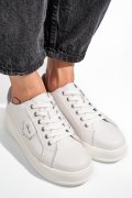 PANTOFI SPORT ALBI PIELE NATURALA TSP5120