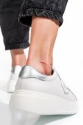 PANTOFI SPORT ALBI PIELE NATURALA TSP5120