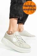 PANTOFI SPORT GRI PIELE NATURALA TSP5120