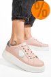 Pantofi sport roz piele naturala tsp5120
