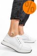 Pantofi sport albi piele naturala tsp5951