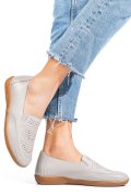 MOCASINI GRI PIELE NATURALA FSP003636