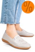 MOCASINI GRI PIELE NATURALA FSP003636