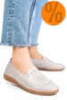 Mocasini gri piele naturala fsp003636
