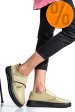 Pantofi olive piele naturala apckd440
