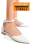 BALERINI ALBI PIELE NATURALA 3S7753