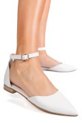 BALERINI ALBI PIELE NATURALA 3S7753