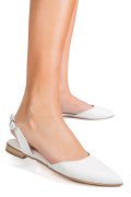 BALERINI ALBI PIELE NATURALA 3S7732
