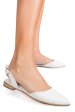 Balerini albi piele naturala 3s7732