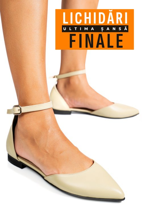Balerini olive piele naturala 3s7753