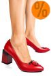 Pantofi rosii piele naturala lacuita 6s775