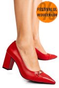 PANTOFI ROSII PIELE NATURALA 2S77359