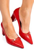 PANTOFI ROSII PIELE NATURALA 2S77359