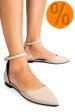 Balerini taupe piele naturala 3s7753