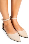 BALERINI TAUPE PIELE NATURALA 3S7753