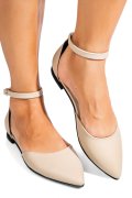 BALERINI TAUPE PIELE NATURALA 3S7753