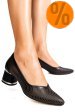 Pantofi negri piele naturala 2s77419