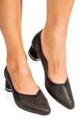 PANTOFI NEGRI PIELE NATURALA 2S77419