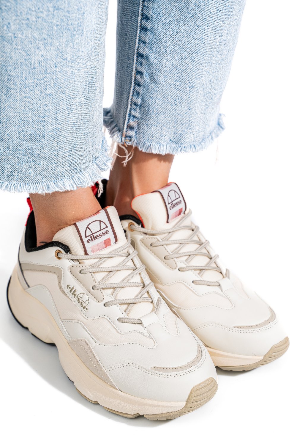 ELLESE, PANTOFI SPORT WHITE EL22W60459