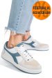 Diadora, sneakers white blue 501.179773