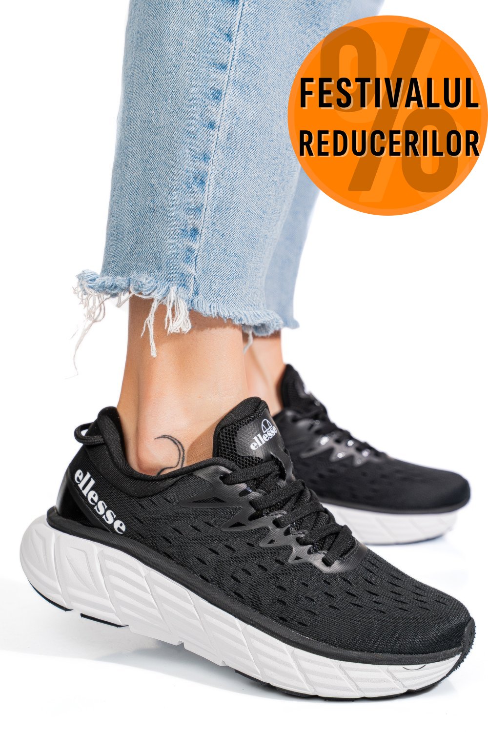 ELLESE, PANTOFI SPORT BLACK EL42W62459