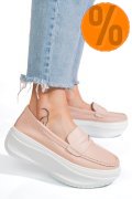 MOCASINI ROZ PIELE NATURALA FSP002295