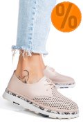 PANTOFI ROZ PIELE NATURALA JSPY3930