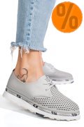 PANTOFI GRI PIELE NATURALA JSPY3930