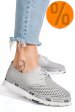 Pantofi gri piele naturala jspy3930