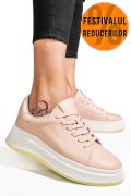 PANTOFI SPORT ROZ PIELE NATURALA FSP002282