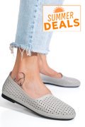 ESPADRILE GRI PIELE NATURALA JSPY3763