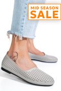 ESPADRILE GRI PIELE NATURALA JSPY3763