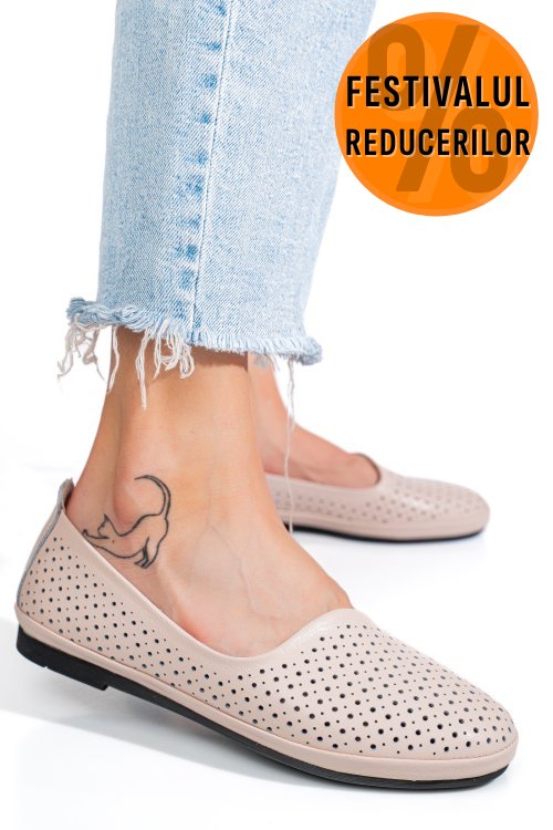 Espadrile roz piele naturala jspy3763