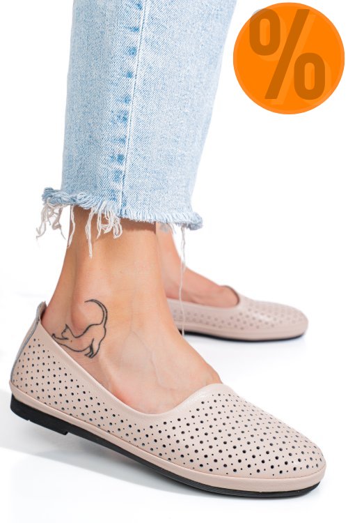 Espadrile roz piele naturala jspy3763