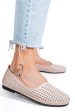 Espadrile roz piele naturala jspy3763