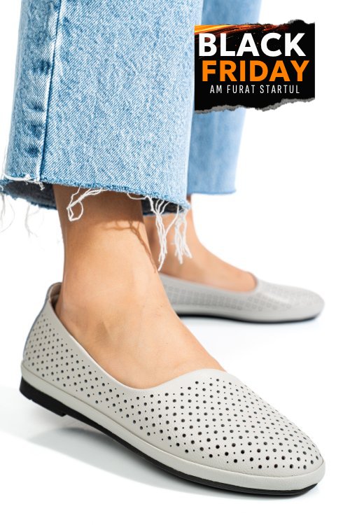 Espadrile gri piele naturala jspy3763