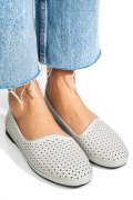 ESPADRILE GRI PIELE NATURALA JSPY3763