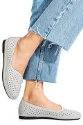 ESPADRILE GRI PIELE NATURALA JSPY3763