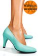 Pantofi turcoaz piele naturala 1s77972
